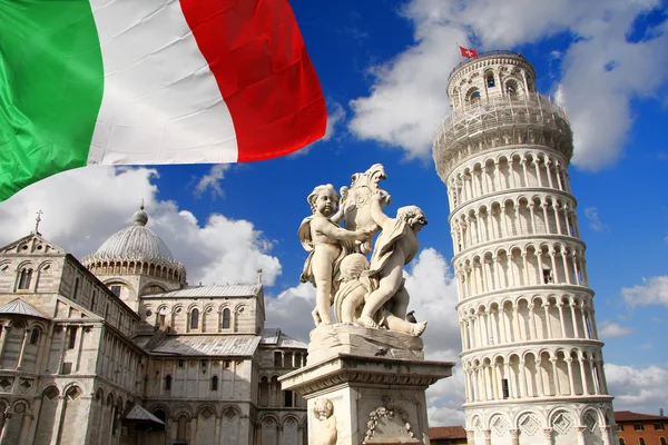 Torre inclinada de Pisa, Italia — Foto de Stock