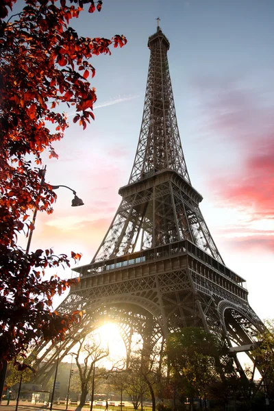 Eiffeltornet under våren i paris, Frankrike — Stockfoto