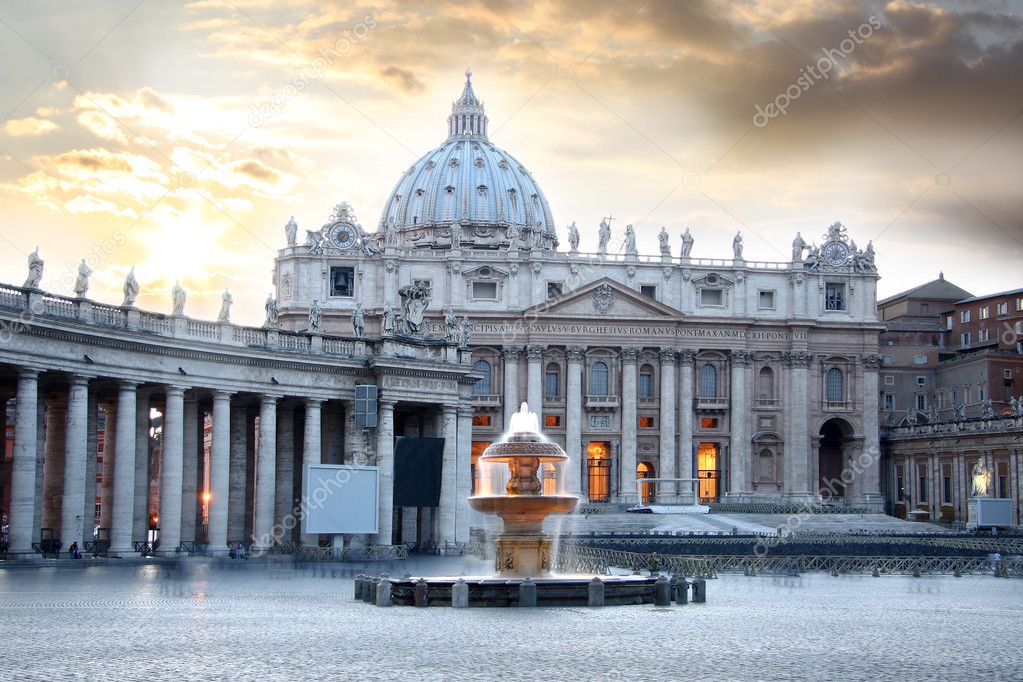 Basilica Di San Pietro Vatican Rome Italy Stock Photo By samot 11790685