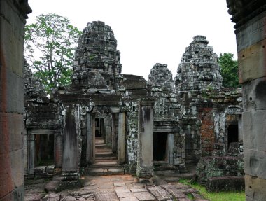 Preah Han Tapınağı. Angkor, siem biçmek. Kamboçya.