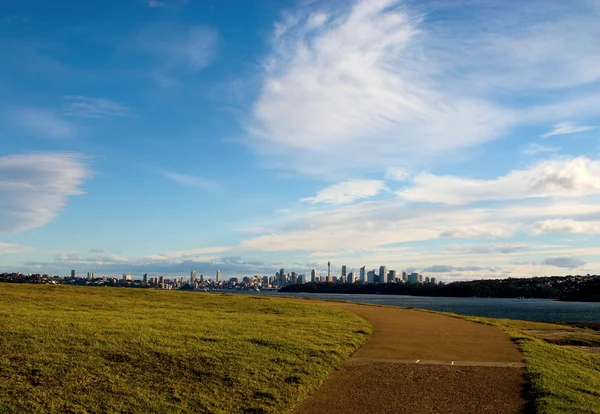 stock image Sydney City view from South Head Park