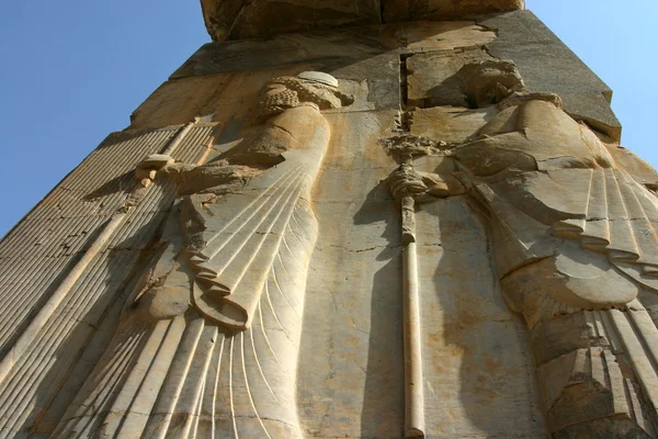 Bassorilievo a Persepolis, Iran — Foto Stock