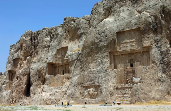 Naqsh-e rostam, gravar av Persiska kungar, iran — Stockfoto