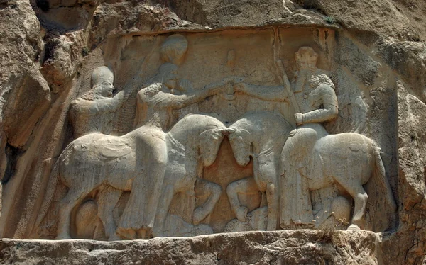 Wystawa Naqsh-e rostam, groby królów perskich, iran — Zdjęcie stockowe