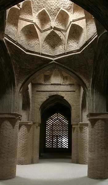 (Péntek) belső Jameh mecset. Iszfahán. Irán — Stock Fotó