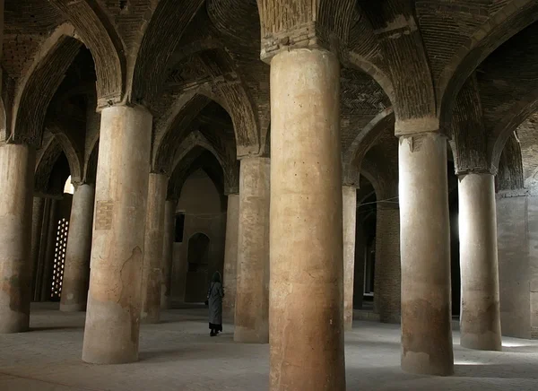 Meczet Jameh wnętrz (piątek). Isfahan. Iran — Zdjęcie stockowe
