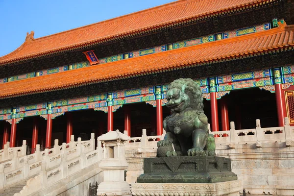 Puerta de la Armonía Suprema. Ciudad Prohibida. Beijing. China. —  Fotos de Stock