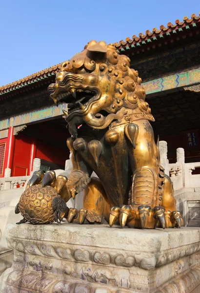 Três Grandes Salões Palace. Cidade Proibida. Pequim. China — Fotografia de Stock