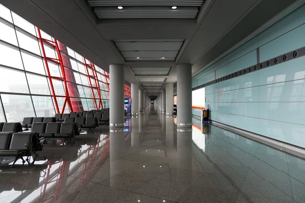 Aeroporto Internacional de Pequim. China . — Fotografia de Stock