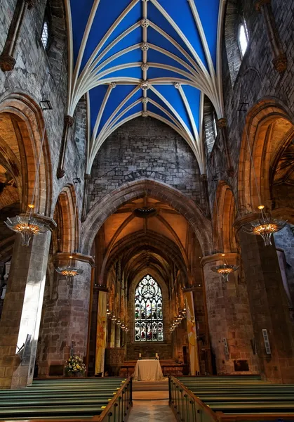 圣贾尔斯大教堂。爱丁堡。苏格兰。英国. — 图库照片