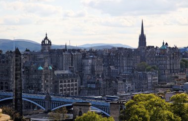 eski bir kasaba. Edinburgh. İskoçya. İngiltere.