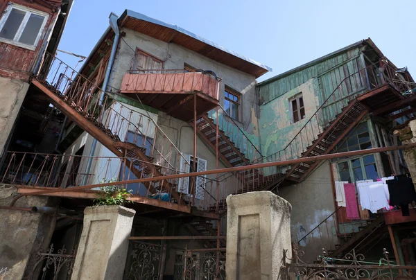 Casa en el casco antiguo. Tiflis. Georgia . — Foto de Stock