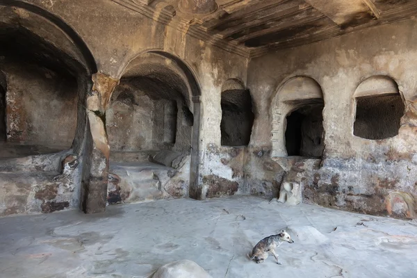 3000 lat jaskini miasto Upliscyche. w pobliżu gori. Gruzja. — Zdjęcie stockowe
