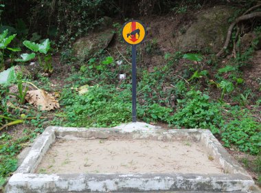 köpeğin tuvalet. Cheung chau, hong kong