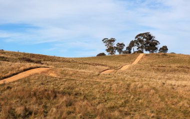 Hilly country road. Tablelands near Oberon. New South Wales. Australia. clipart