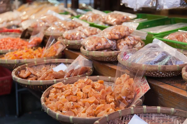 Dry seafood. Tai O fish market. Hong Kong. — Stock Photo, Image