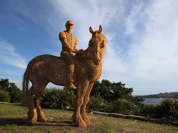 Sculpture by the sea exhibition, Bondi, Australia — Stock Photo, Image