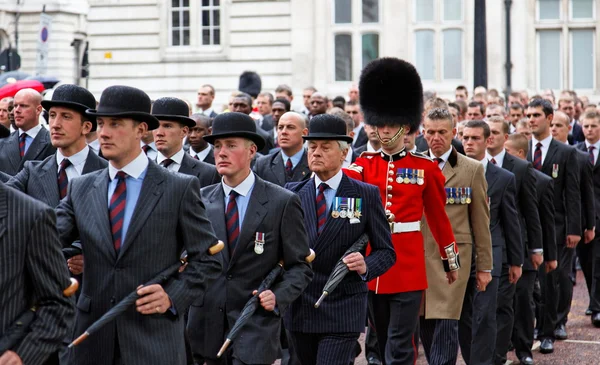 退伍军人游行。伦敦。英国. — 图库照片
