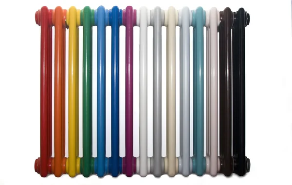 Multicolour radiator — Stock Photo, Image