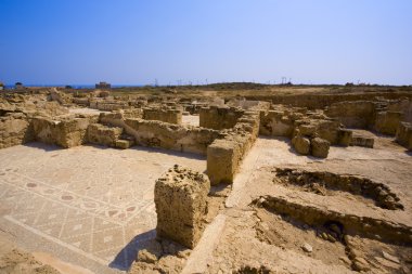 Historic ruins in Paphos. Cyprus. clipart