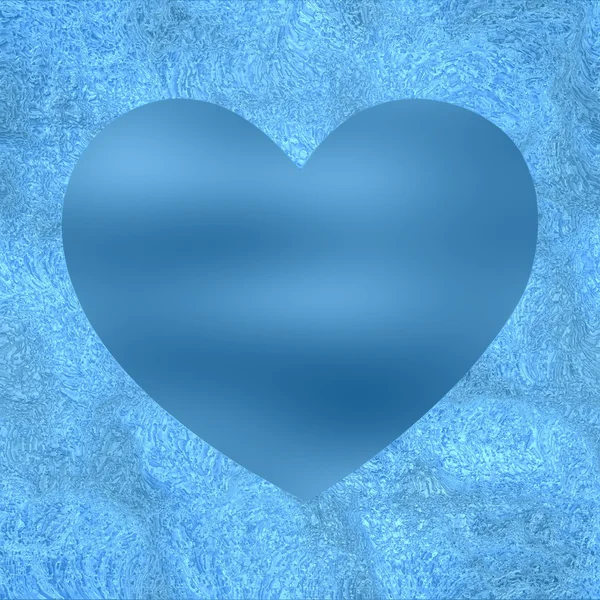 Ледяное сердце — стоковое фото