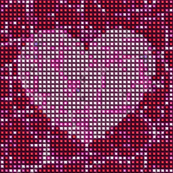 Szív. mozaik csempe — Stock Fotó