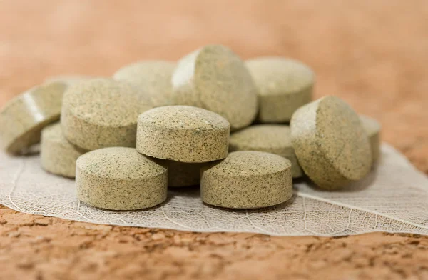 Herbal tablets — Stock Photo, Image