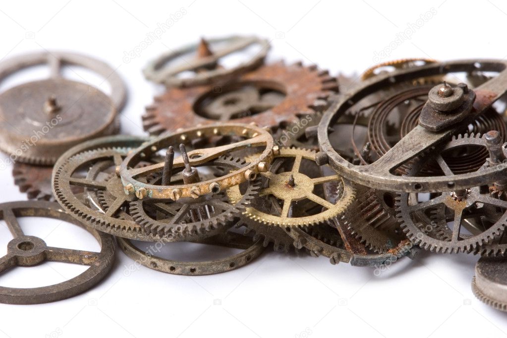 Old watch parts