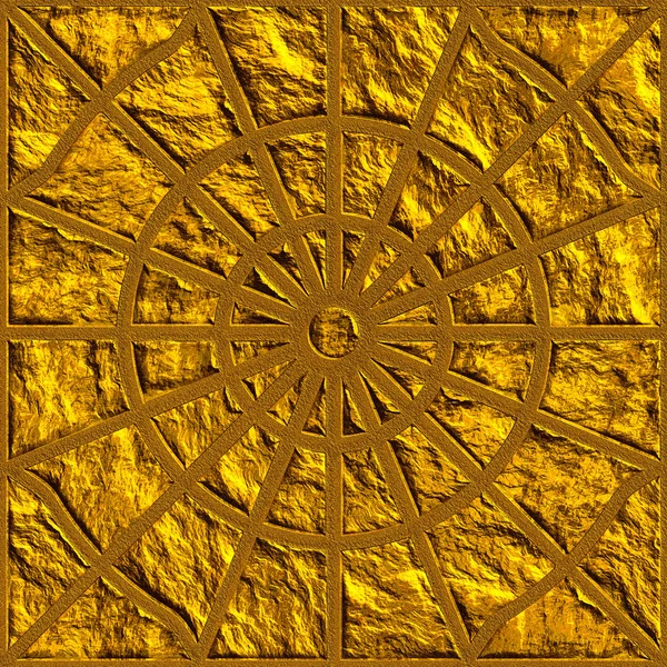 Gouden naadloze patroon — Stockfoto