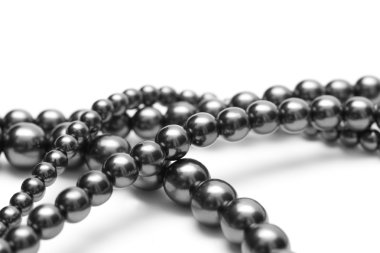 Black beads clipart