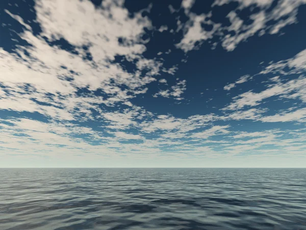 Драматичним видом на океан — стокове фото