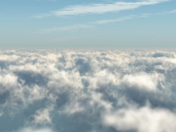 Над облаками — стоковое фото