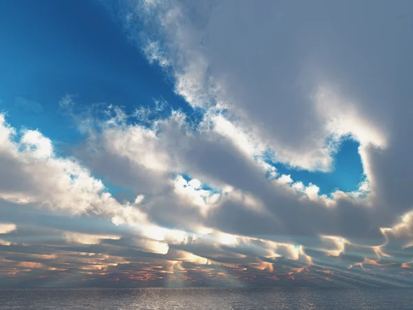 Céu e mar — Fotografia de Stock