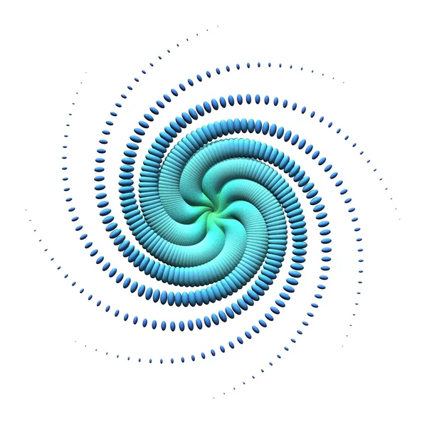 Swirl. Abstract 3D illustration. — Stock Photo, Image