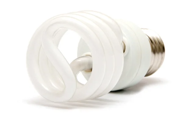 Energy saver flourescent light bulb — Stock Photo, Image