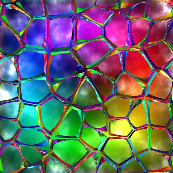 多彩なガラス — ストック写真