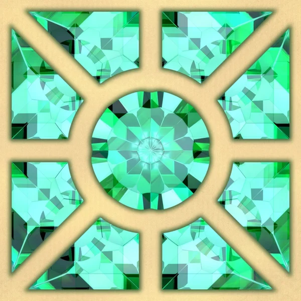 Emeralds — Stock Photo, Image
