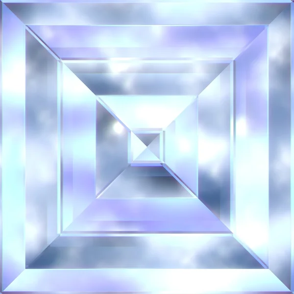 Beryl crystal — Stockfoto
