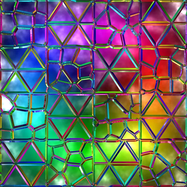 Разноцветное стекло — стоковое фото