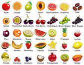 35 ovoce ikony