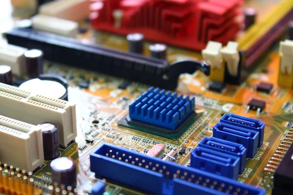 Mother board's details — Stock Photo, Image