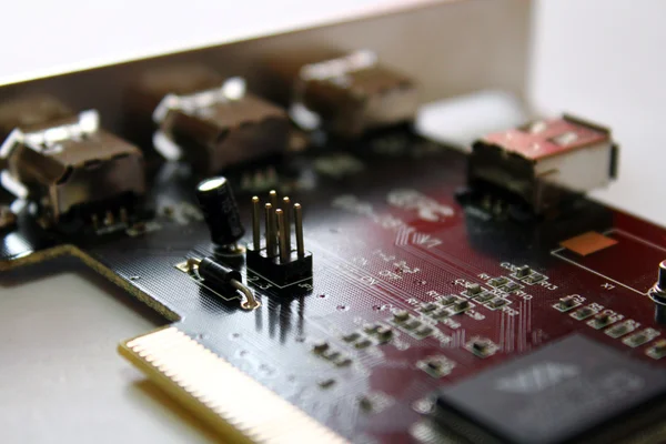Mother board's details — Stock Photo, Image