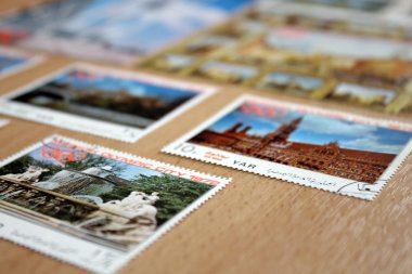 Stamps about Munich clipart