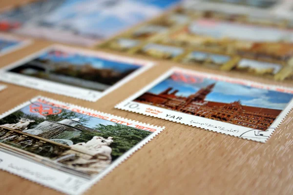 Stamps about Munich — Stock Photo, Image