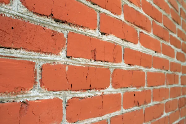 stock image Wall of red bricks