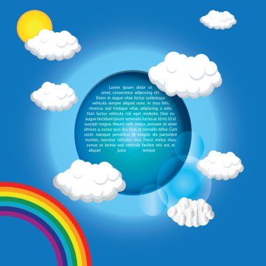 Vector clouds clipart