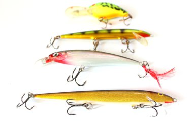 Different Fishing Lures clipart