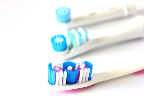 Diş fırçası başkanları — Stok fotoğraf