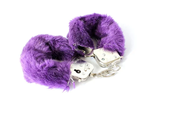 Fuzzy Handcuffs — Stock Photo, Image