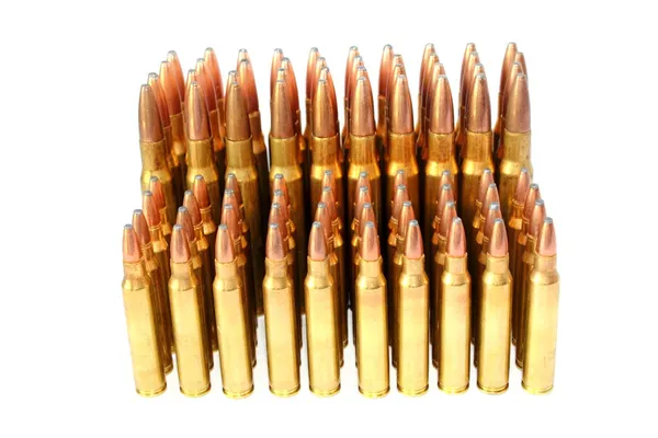 .223 a.306 pušky munice — Stock fotografie